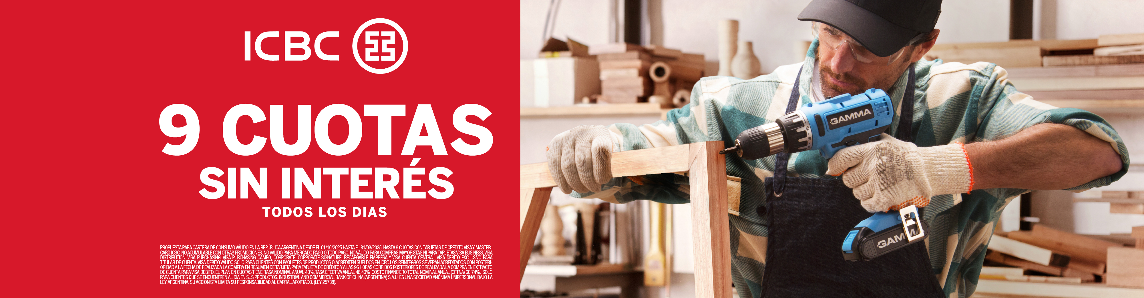 PROMO ICBC - 9 CSI del 4-04 al 30-09-25